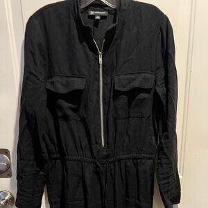 Barely Worn INC Black Utility Jumpsuit Sz 14
